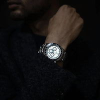 Thumbnail for Chronograph Watch - Rotary Henley Chrono Men's Silver Watch GB05440/02