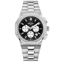 Thumbnail for Chronograph Watch - Rotary Regent Chrono Men's Black Watch GB05450/65