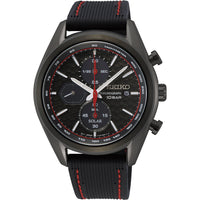 Thumbnail for Chronograph Watch - Seiko Men's Black Solar Watch SSC777P1