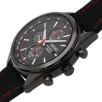 Thumbnail for Chronograph Watch - Seiko Men's Black Solar Watch SSC777P1