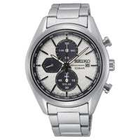 Thumbnail for Chronograph Watch - Seiko Men's White Solar Watch SSC769P1