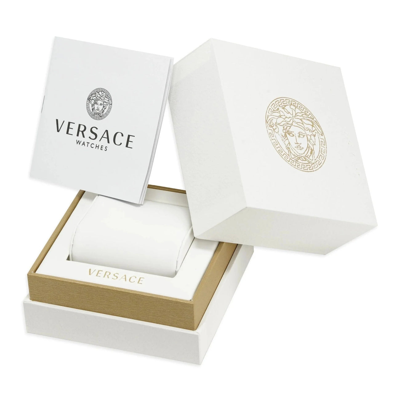 Chronograph Watch - Versace Greca Logo CHR Men's Blue Watch VEZ900221