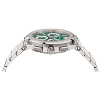 Thumbnail for Chronograph Watch - Versace Greca Logo Men's Green Watch VEZ900121