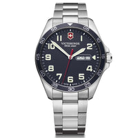 Thumbnail for Chronograph Watch - Victorinox FieldForce 3H Men's Silver Watch 241851