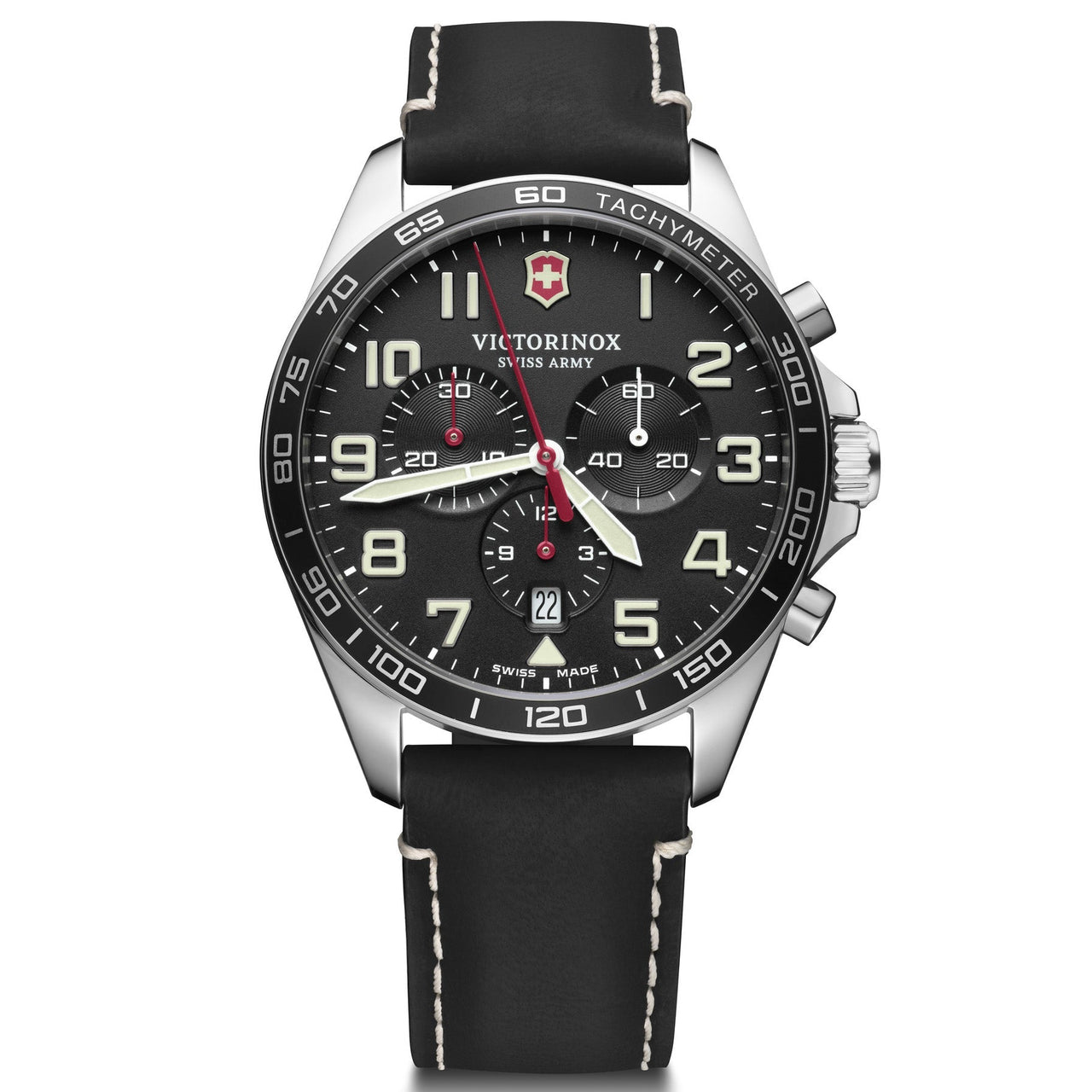 Chronograph Watch - Victorinox FieldForce Chrono Men's Black Watch 241852