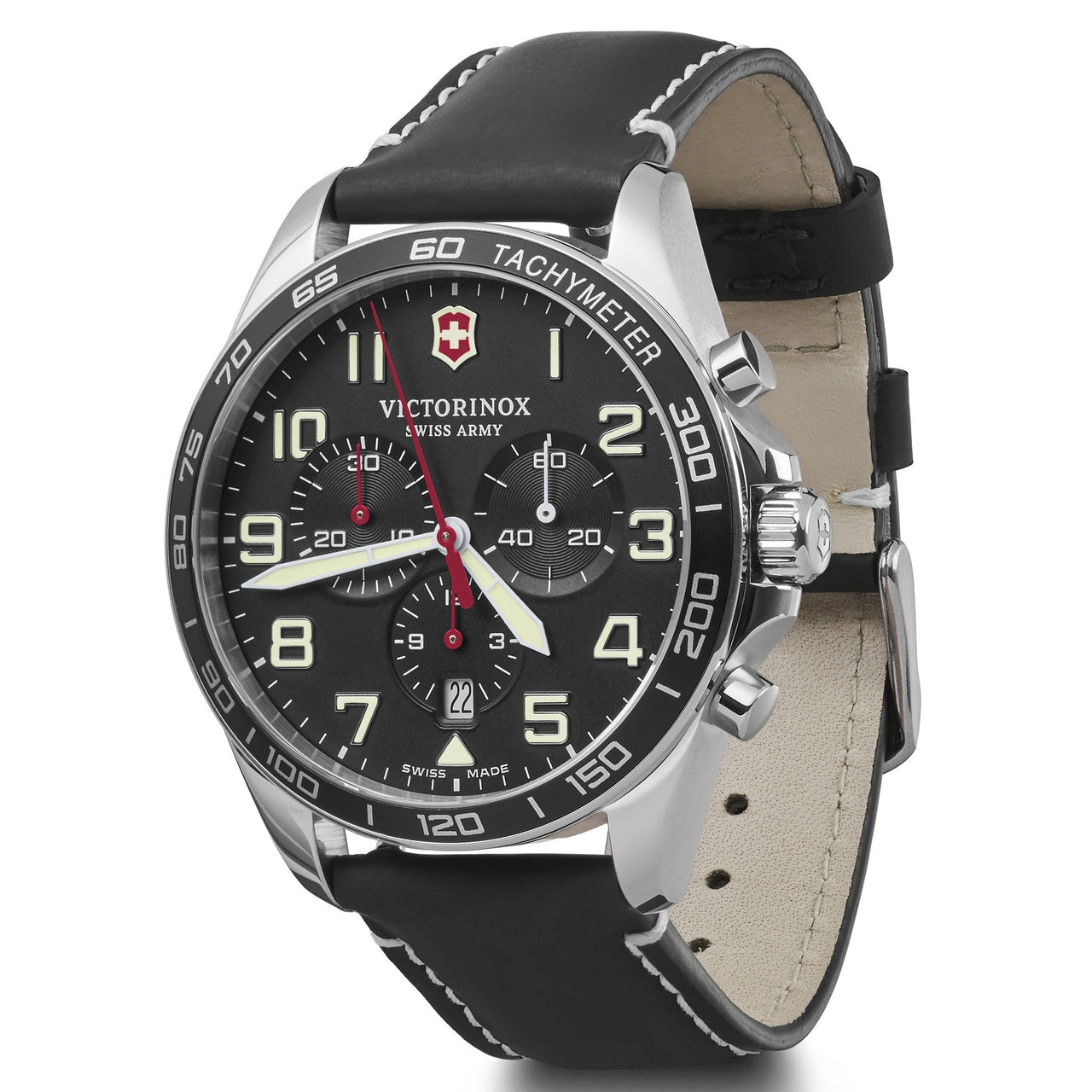 Chronograph Watch - Victorinox FieldForce Chrono Men's Black Watch 241852