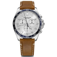 Thumbnail for Chronograph Watch - Victorinox FieldForce Classic Chrono Men's Brown Watch 241900