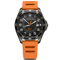 Thumbnail for Chronograph Watch - Victorinox FieldForce GMT Men's Orange Watch 241897