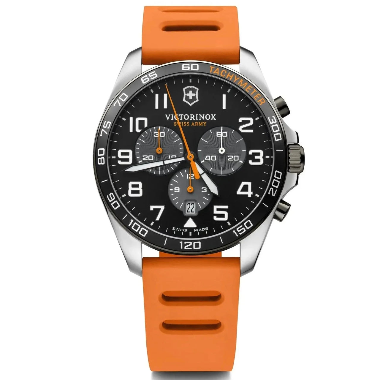 Chronograph Watch - Victorinox FieldForce Sport Chrono Men's Orange Watch 241893