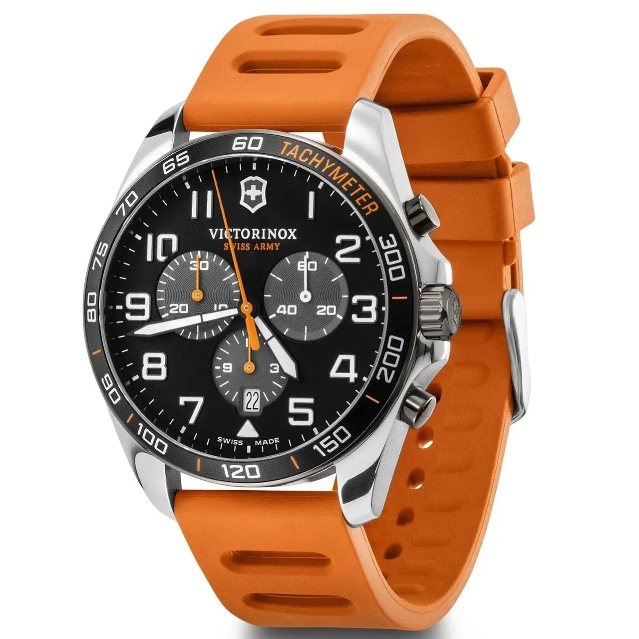 Chronograph Watch - Victorinox FieldForce Sport Chrono Men's Orange Watch 241893