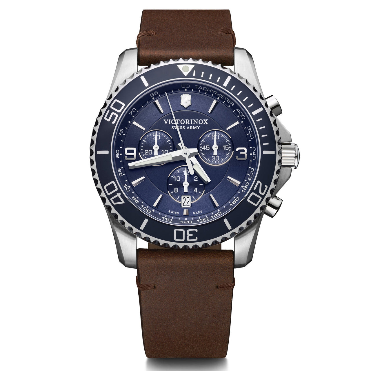 Chronograph Watch - Victorinox Maverick Chrono Men's Brown Watch 241865