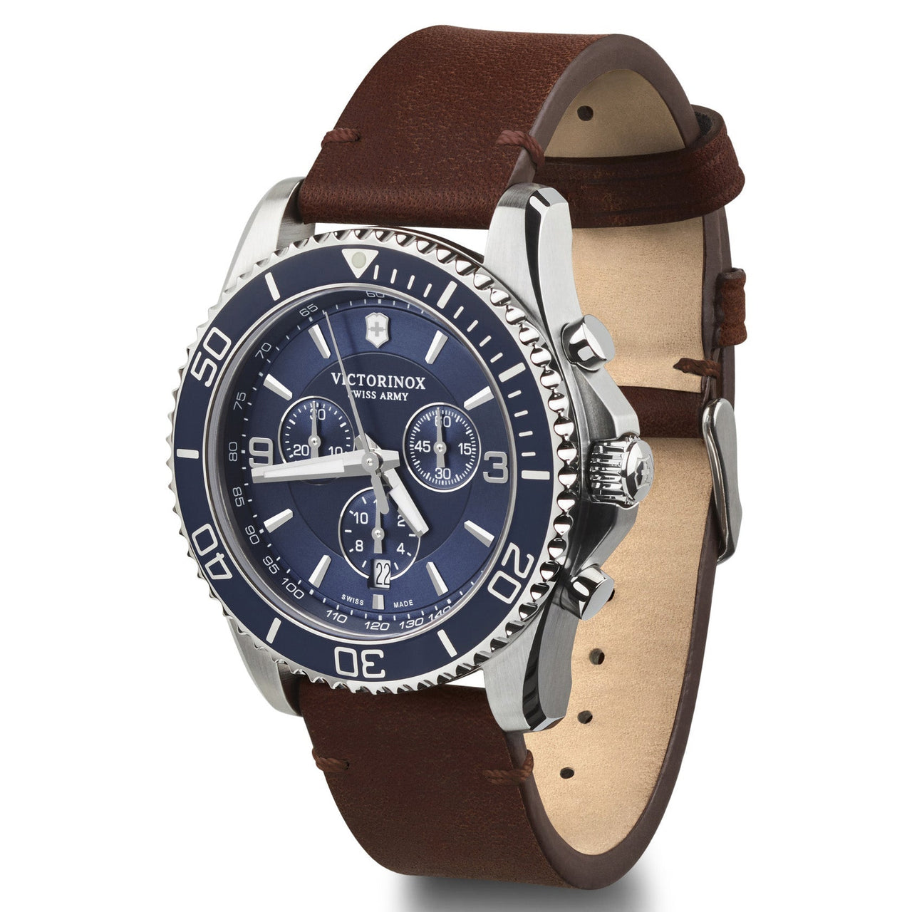 Chronograph Watch - Victorinox Maverick Chrono Men's Brown Watch 241865