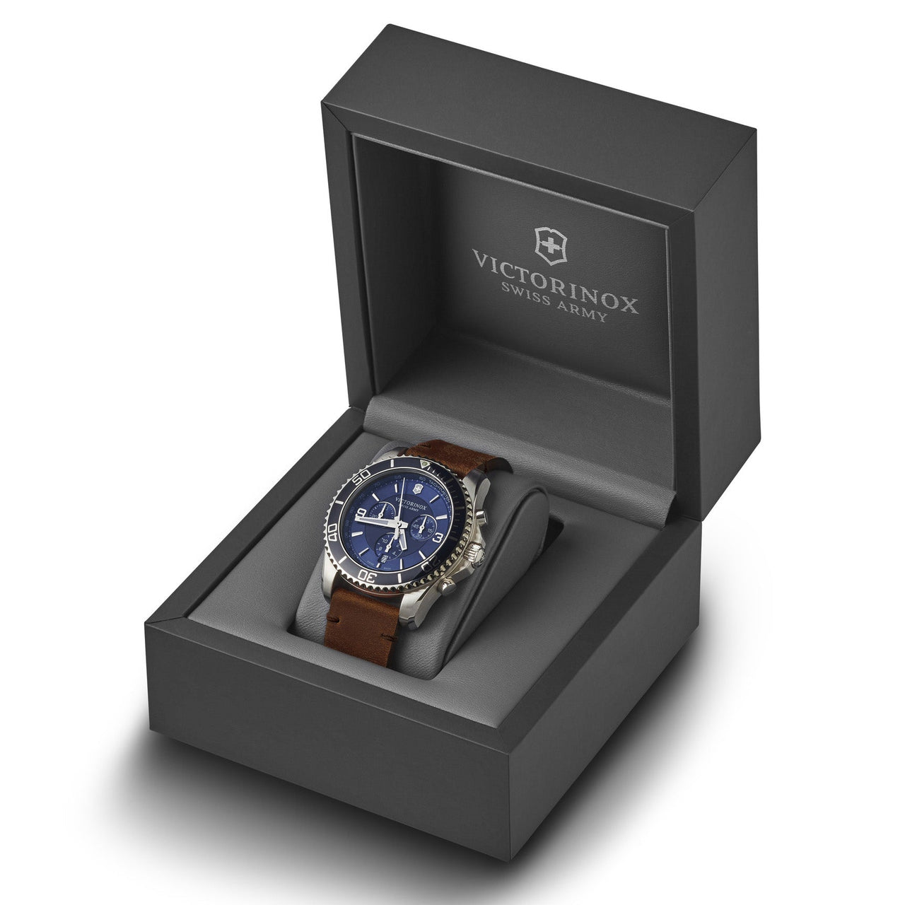 Chronograph Watch - Victorinox Maverick Chrono Men's Brown Watch 241865