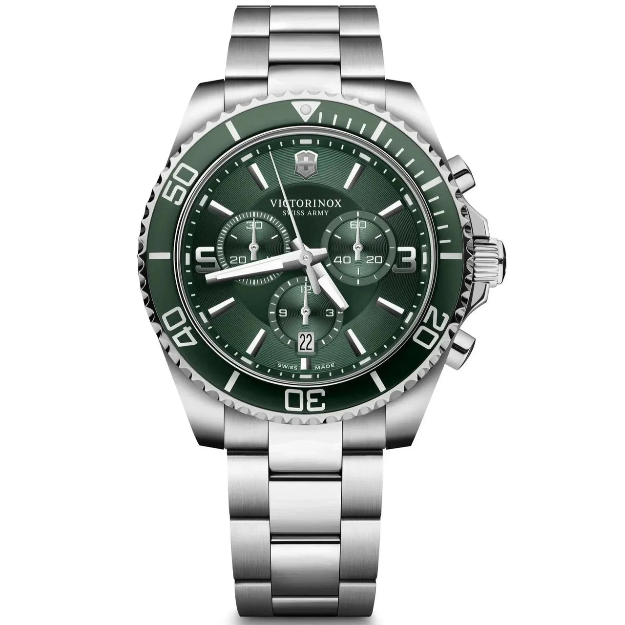 Chronograph Watch - Victorinox Maverick Chrono Men's Green Watch 241946