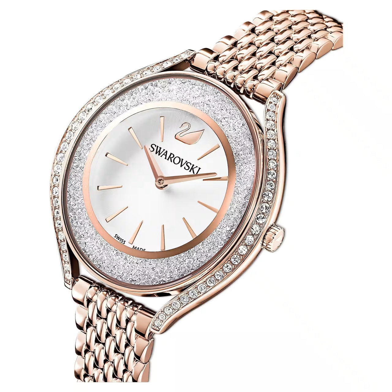 Swarovski Crystalline Aura Ladies Rose Gold Watch 5519459