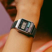 Thumbnail for Digital Watch - Casio Classic Vintage Unisex Silver Watch A120WE-1AEF
