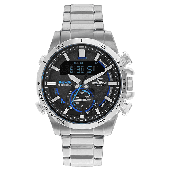 Digital Watch - Casio Edifice Smart Chrono Men's Silver Watch ECB-800D-1AEF