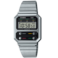 Thumbnail for Digital Watch - Casio F100 Classic Unisex Silver Watch A100WE-1AEF