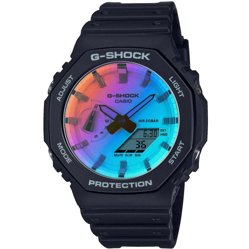 Digital Watch - Casio G-Shock Men's Black Watch GA-2100SR-1AER