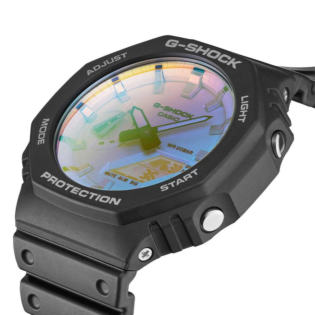 Digital Watch - Casio G-Shock Men's Black Watch GA-2100SR-1AER