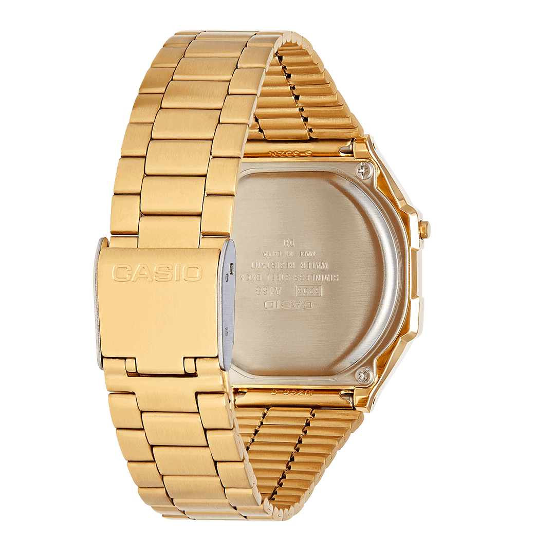 Digital Watch - Casio Vintage Unisex Gold Watch A168WG-9EF