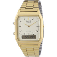 Thumbnail for Digital Watch - Casio Vintage Unisex Gold Watch AQ-230GA-9DMQYES