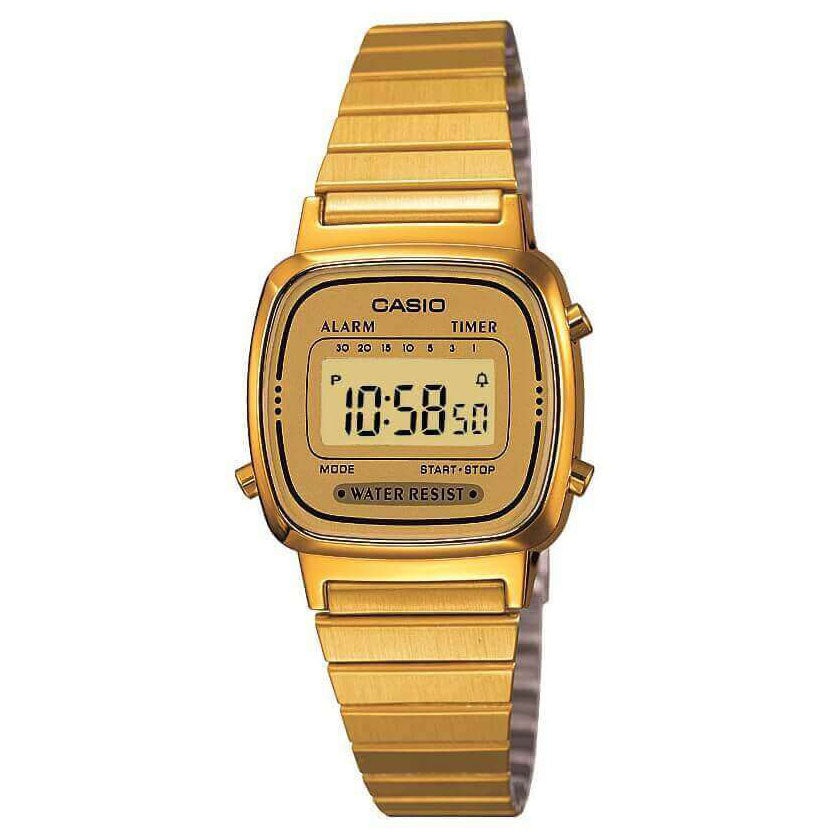 Digital Watch - Casio Vintage Unisex Gold Watch LA670WEGA-9EF