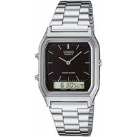 Thumbnail for Digital Watch - Casio Vintage Unisex Silver Watch AQ-230A-1DMQYES