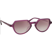 Thumbnail for Dries Van Noten Men's Angular Purple Sunglasses DVN183C3SUN