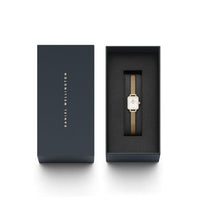 Thumbnail for Daniel Wellington Quadro Mini Lumine Bezel Gold Watch DW00100730