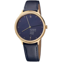 Thumbnail for Mondaine Watch Helvetica No1 Light Dark Blue