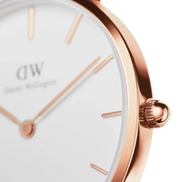 Thumbnail for Daniel Wellington Ladies Petite Dover White Watch DW00100313