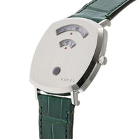 Thumbnail for Gucci Unisex Watch 38mm Grip Silver Green Alligator