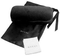 Thumbnail for Gucci Men's Sunglasses Classic Square Silver Brown