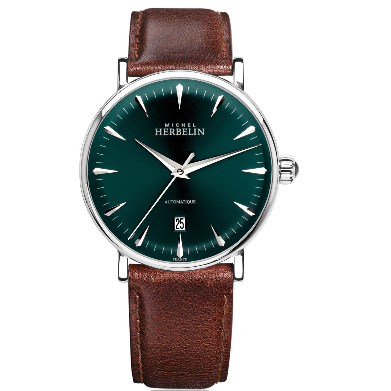 Herbelin Inspiration Auto  Men's Green Watch 1647/AP16BR