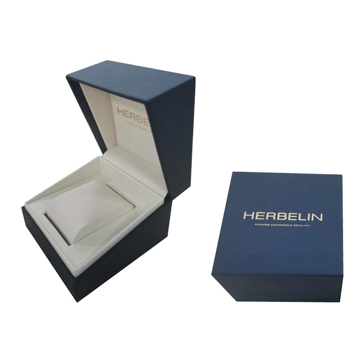 Herbelin Art Deco Ladies Mother of Pearl Zirconium Watch