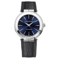 Thumbnail for Herbelin Newport Slim Mechanical Men's Blue Watch 1222/AP15