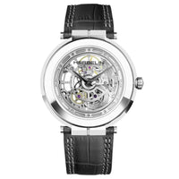 Thumbnail for Herbelin Newport Slim Mechanical Men's Silver Watch 1222SQ75