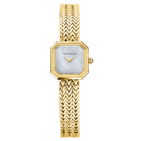 Herbelin Octogone  Ladies Gold Watch