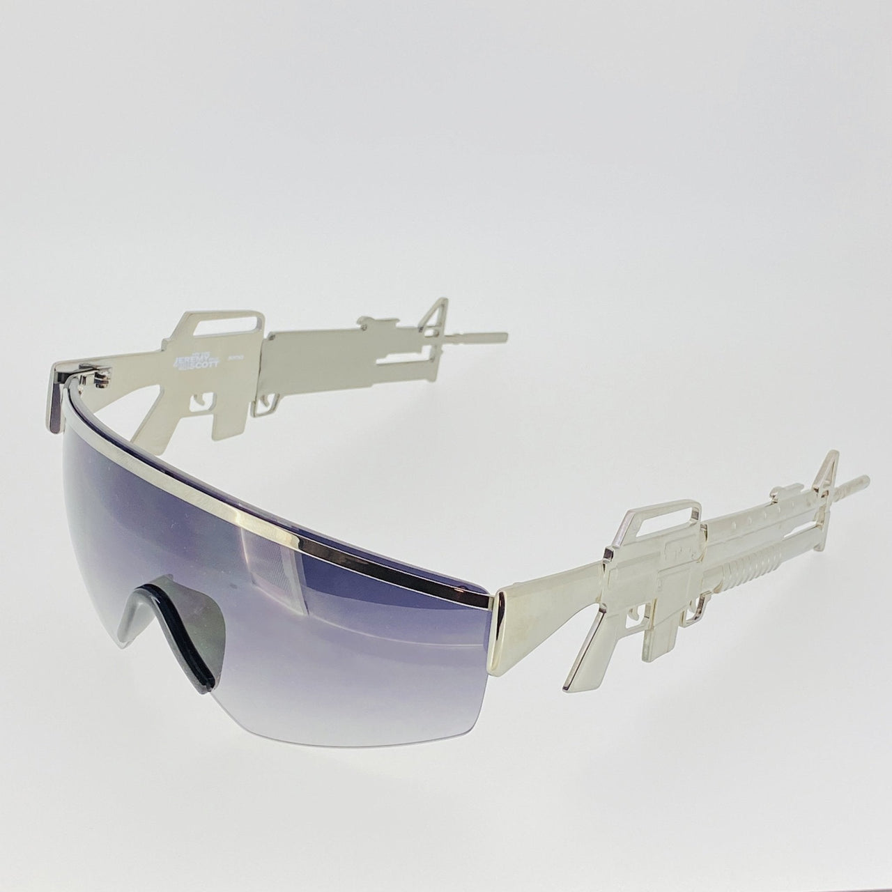 Jeremy Scott Sunglasses Gun Metal Shield Special Edition JSM16C2SUN - Watches & Crystals