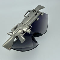 Thumbnail for Jeremy Scott Sunglasses Gun Metal Shield Special Edition JSM16C2SUN - Watches & Crystals