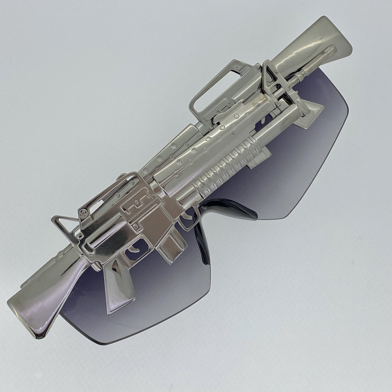 Jeremy Scott Sunglasses Gun Metal Shield Special Edition JSM16C2SUN - Watches & Crystals