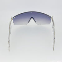 Thumbnail for Jeremy Scott Sunglasses Gun Metal Shield Special Edition JSM16C2SUN - Watches & Crystals