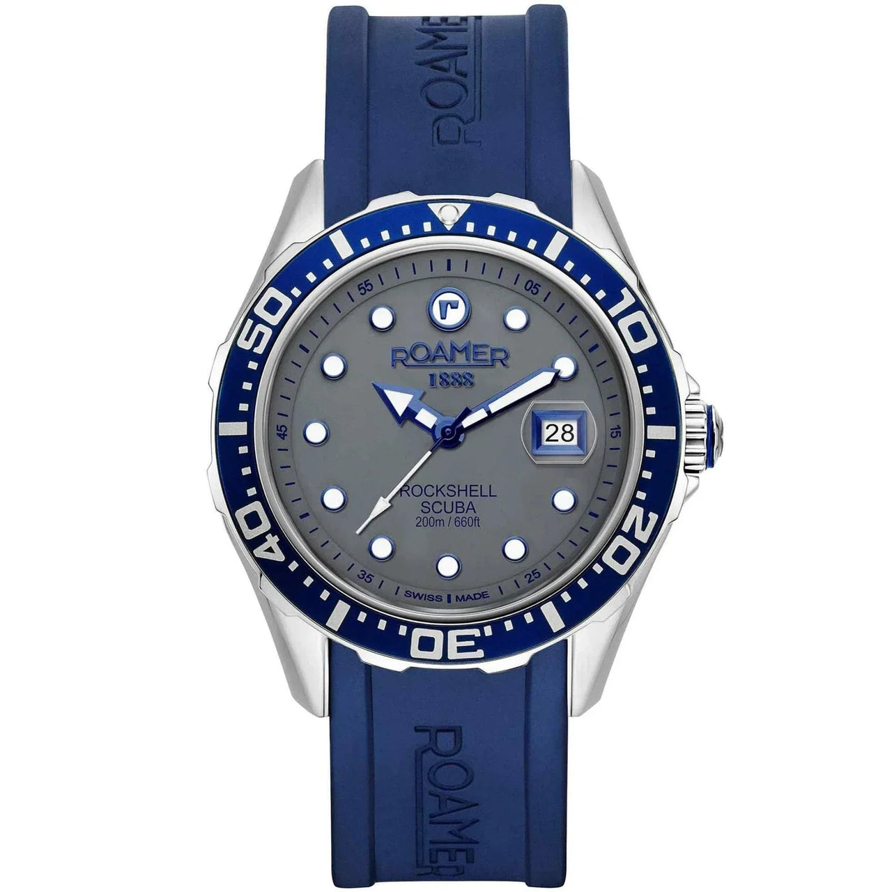 Roamer Rockshell Mark III Scuba Men's Blue Watch 867833 41 55 02