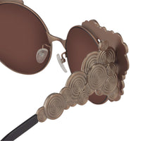 Thumbnail for Khaleda And Fahad Women Sunglasses Cat Eyes Rose Gold Titanium With Rose Gold Lenses Category 3 KR2C3SUN - Watches & Crystals