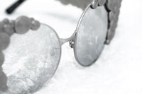 Thumbnail for Khaleda And Fahad Women Sunglasses Cat Eyes Silver Titanium With Platinum Lenses Category 3 KR2C2SUN - Watches & Crystals