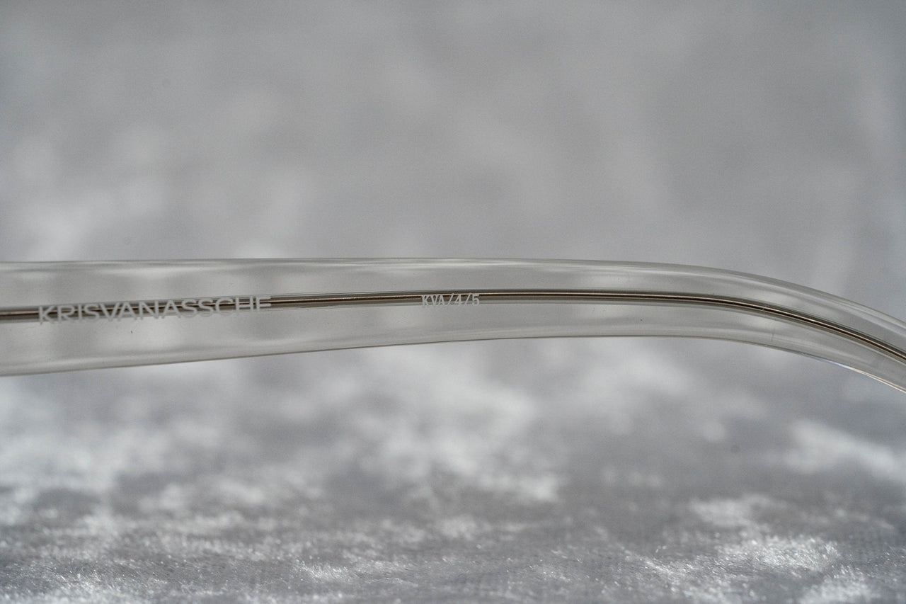 Kris Van Assche Sunglasses Oval Burnt Silver and Grey Graduated Lenses Category 3 - KVA4C5SUN - Watches & Crystals