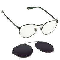 Thumbnail for Kris Van Assche Sunglasses Oval Green and Gunmetal Grey - Watches & Crystals