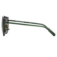Thumbnail for Kris Van Assche Sunglasses Oval Green and Gunmetal Grey - Watches & Crystals