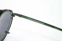 Thumbnail for Kris Van Assche Sunglasses Oval Green and Gunmetal Grey - Watches & Crystals